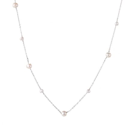 Go Dutch Label Ketting parels Zilver N1770-1