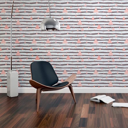 Behang-effect sticker - AXEL - 50x50cm