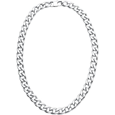etNox hard and heavy Halsketting - Panzerkette - voor Mannen - zilverkleurig