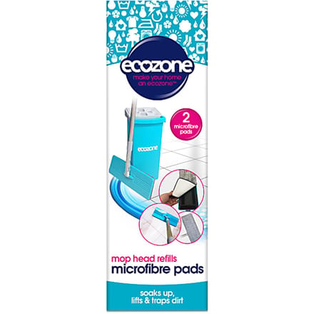 Ecozone - Dweil Microvezel Navulling - 2 stuks