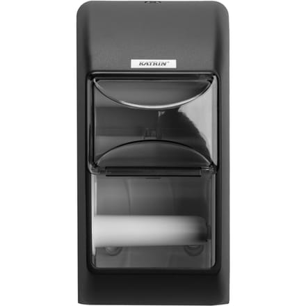 Toiletpapierdispenser Katrin duo zwart 104452