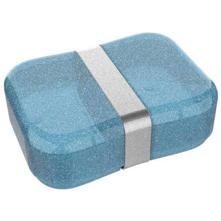 Euromic LUNCH BUDDIES Glitter lunch box w/strap BLUE
