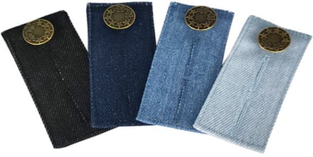 Broek jeans taille verlenger knoop verlenger 4-pack 83x35x3 mm