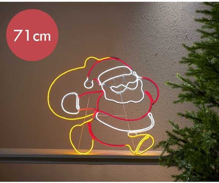Kerstman multi colour - 768 LED lampjes - 71 cm