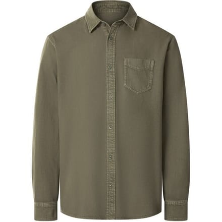 ESMARA MEN Denim heren overhemd (Olijfgroen, L (41/42))