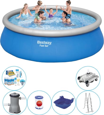Fast Set Rond 457x122 cm - 7-delig - Zwembad Inclusief Accessoires