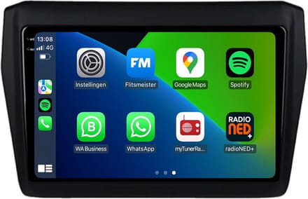Carplay autoradio voor Suzuki Swift | 2017 t/m 2023 | Android 13 | Draadloos Apple Carplay & Android Auto | 2GB + 32GB | 8-Core processor | Davilon | 2025 model | 2017 2018 2019 2020 2021 2022 2023| Bluetooth & Wifi