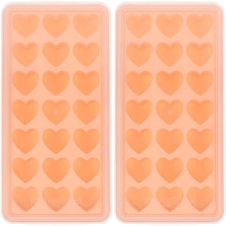 Vormpjes - Bakvormpjes - Koude Desserts - Flexibel Siliconen - 2 Stuks - Roze
