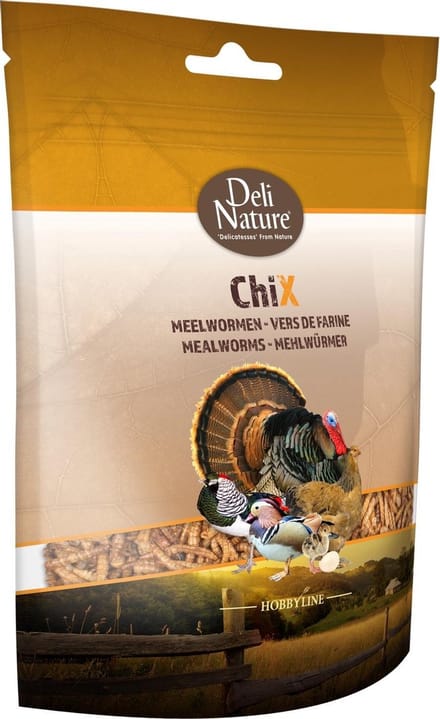 Deli Nature Chix Meelwormen - 200 gr