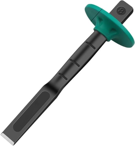 Betonschraper Beitel - Platte Beitel Metselwerk - Beton Snijden - Ergonomisch Ontwerp - 20 cm - Zilver