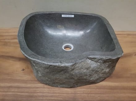 Waskom natuursteen FL20562 - 46x41x15cm