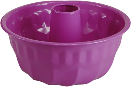 Bundtcakevorm, metaal, decoratieve cakevorm, paars, Ø23cm, H12cm