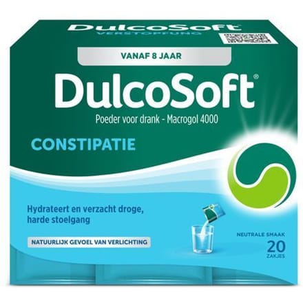 Dulcosoft Poeder Voor Drank | Constipatie, Laxeermiddel, Stoelgang | Smaakloos  | Macrogol 4000
