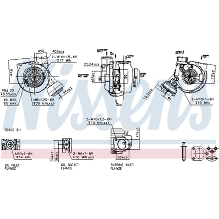 Supercharger, drukvulling NISSENS 93177