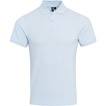 Premier Heren Coolchecker Plus Pique Polo Met CoolPlus (Lichtblauw)