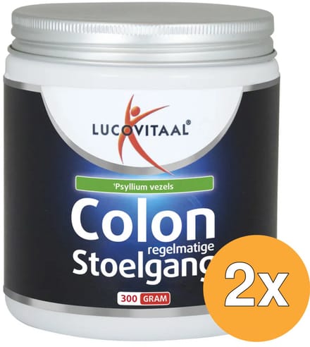 2x Lucovitaal Colon Phyta Vezelpoeder (300 gr)