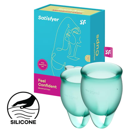 Satisfyer 'Feel Confident - Set van 2 Menstruatiecups', 15 & 20 ml