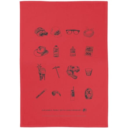 Jurassic Park 30th Anniversary Icons Tea Towel