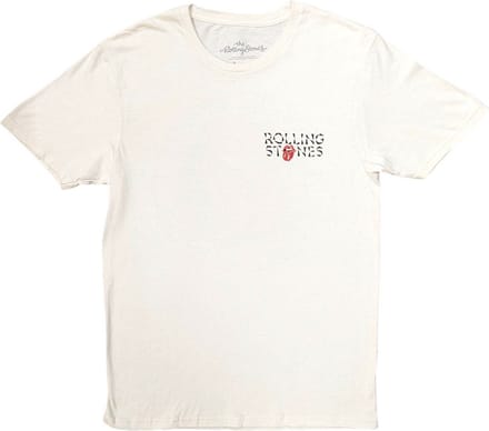The Rolling Stones - Hackney Diamonds Circle Label Heren T-shirt - S - Creme