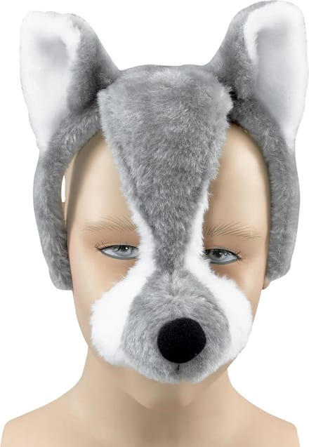 Wolven masker met geluid