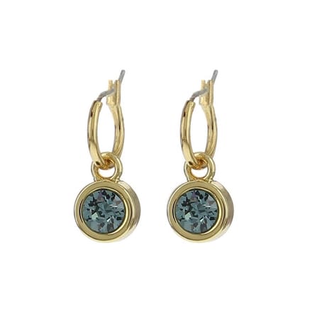 BIBA 80313 Oorhangers goud Indian Sapphire