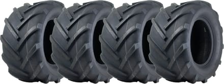 24x12.00-12 tractorband, open midden, 6-laags Wanda P328, zitmaaier - set van 4