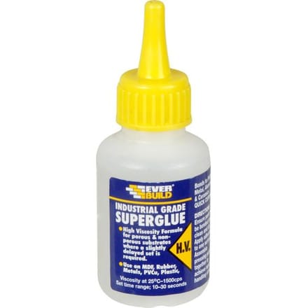 Everbuild secondelijm hoge viscositeit 50gr