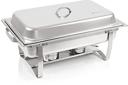Roestvrijstalen Chafing Dish voor Feesten en Catering – Voedselwarmer en Warmtecontainer