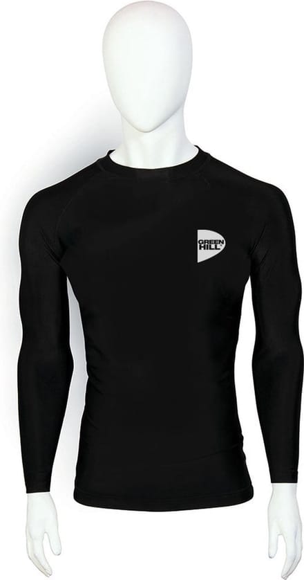 Green Hill Rashguard Lange Mouwen - Zwart - S