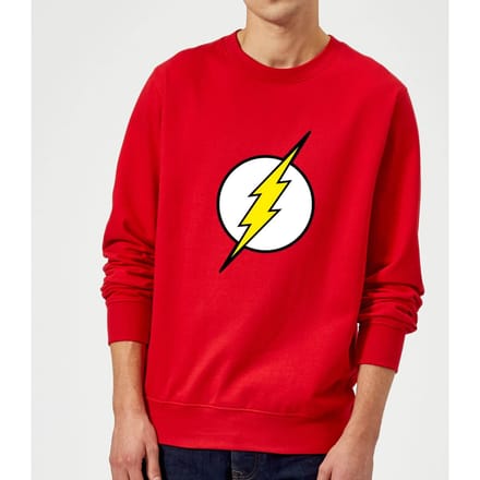 Justice League Flash Logo Sweatshirt - Red - S