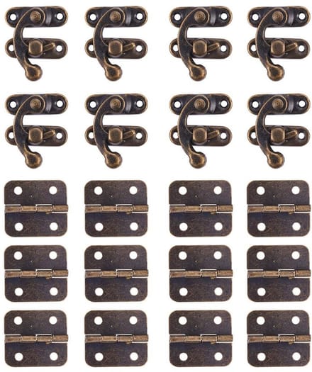 Dailygoods- Scharnieren 60 Sets Mini Antieke Bronzen - Kleine
