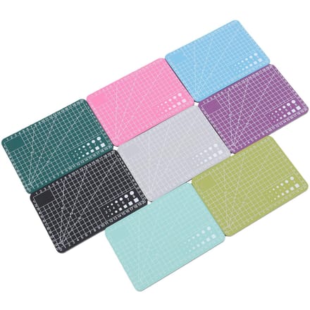 8 Stuks Mini Snijmat A7 Kleine Naai- en Knutselmat Antislip Snijplank voor Scrapbooking Quilten Kleurrijk 3 mm Dikte
