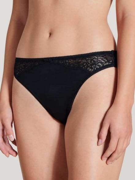 CALIDA-Sensual Secrets-Vrouwen-Slip-Zwart-Maat-44-46