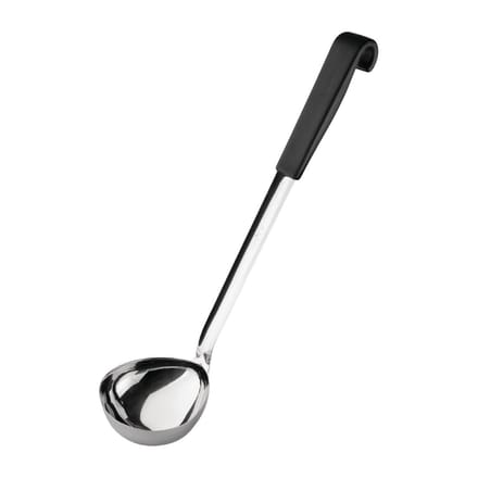 Vogue Opscheplepel Met Zwarte Handgreep 34cm CS001