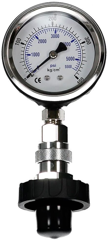 Cressi Spa Din Hp Exterior Oppervlaktedrukmeter Zwart,Zilver