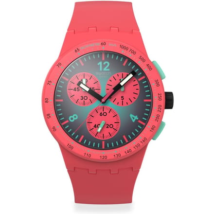 Swatch NEW CHRONO PLASTIC PARADISO KINETIKO SUSP100 Montre-bracelet Verte red