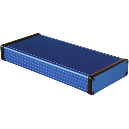 Hammond Electronics 1455L2201BU Universele behuizing 220 x 103 x 30.5 Aluminium Blauw 1 stuk(s)