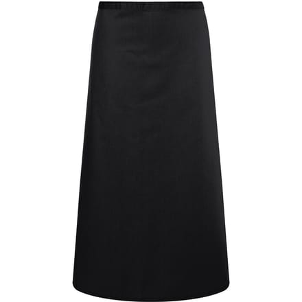 Karlowsky Basic Bistro Contrast Schort (Zwart)