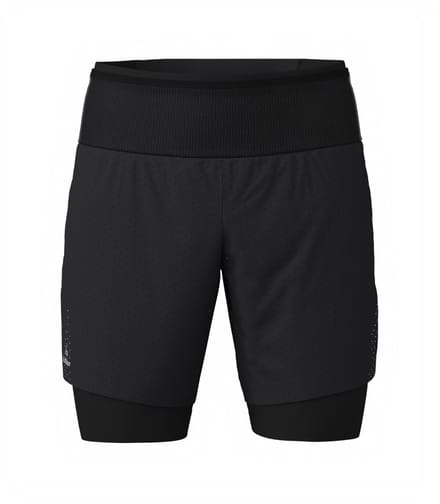 Loeffler korte hardloopbroek voor heren M Shorts 2in1 ASSL - Zwart M