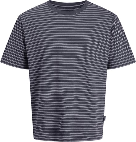 Jack&jone Jormontauk Tripe Tee Crew Neck Odyey Gray | Grijs | Maat: S