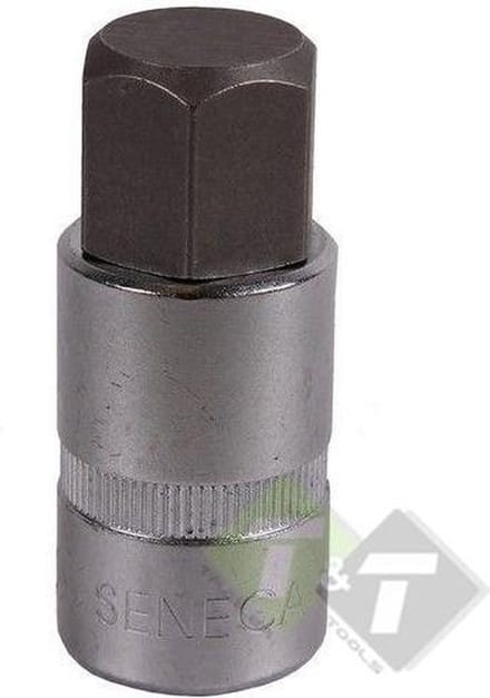 Inbusdop, 1/2 duims aansluiting, 55mm, 10mm, Seneca