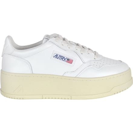 Medalist Platform Sneaker Wo - White