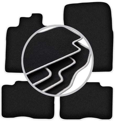 CARLUX-SILVER automatten voor: Mitsubishi Pajero IV kort (2006-2018)
