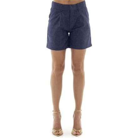Korte Broek Leone 1947 Woman Linen Fancy Stripes