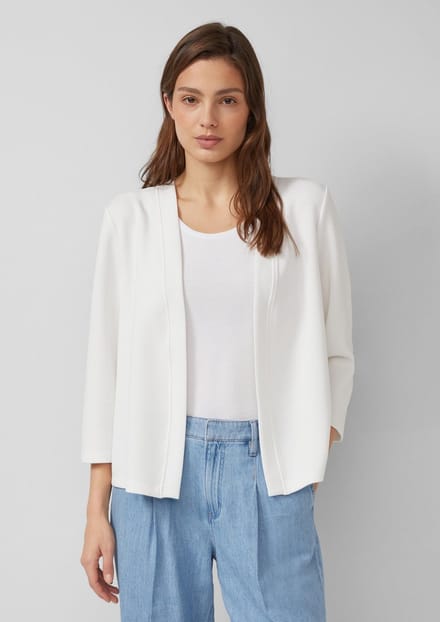 Zachte gemixte modal sweatshirt casual snit dames s.Oliver