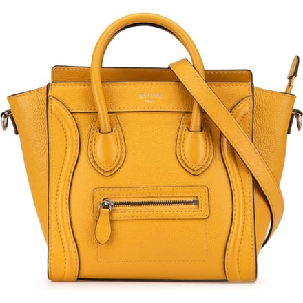 Nano Luggage Totebag Gele Leren