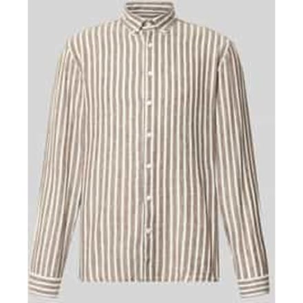 relaxed fit vrijetijdsoverhemd met button-downkraag