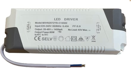 Aigostar - LED paneel driver flikkervrij - 60W 28-48V 1450mA - Niet dimbaar