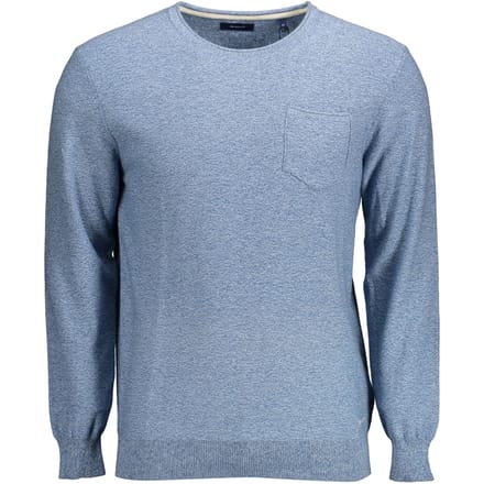 Ronde Hals Trui Melange Stijl
