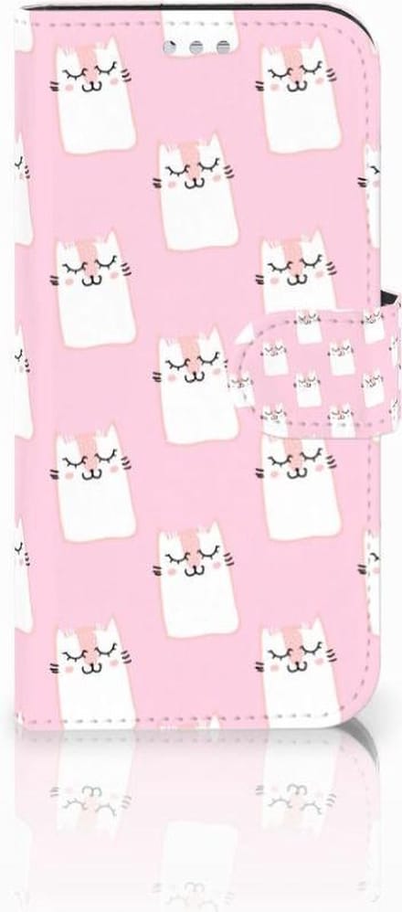 Samsung Galaxy S7 Telefoonhoesje met Pasjes Sleeping Cats